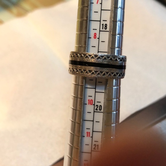 Vintage 925 Sterling Silver Ring Band Size 9 - Picture 7 of 7